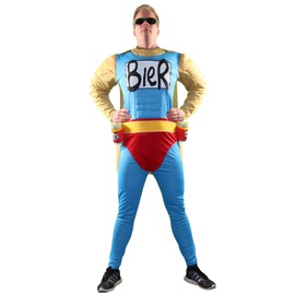 Foxxeo Men Costume | Biermann Comic Heroes Costume for Real Guys | Size S, M, L, XL, XXL | You can't dress up better than that, m