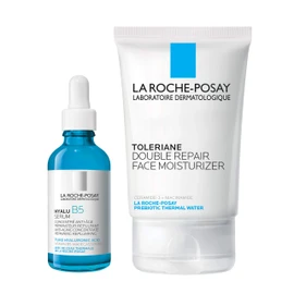 La Roche-Posay Bundle of La Roche-Posay Hyalu B5 Pure Hyaluronic Acid Serum for Face + Toleriane Double Repair Face Moisturizer, Daily Moisturizer Cream with Ceramide and Niacinamide for All Skin Types