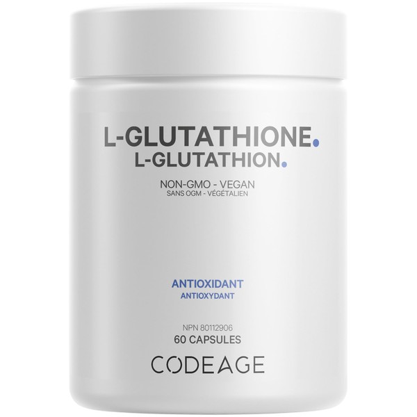 Codeage Codeage L-Glutathione 500mg - Antioxidant Complex - Setria Reduced