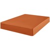 AMEHA Double Fitted Sheet - Rust Bed Sheets Extra Deep