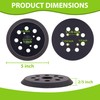 5-Inch Sander Replacement Pad, Hook and Loop Sanding Pad Compatible