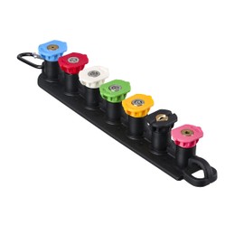 RIDGE WASHER Juego de boquillas de lavado a presión con soporte para boquilla, 7 puntas de boquilla de pulverización, conexión rápida de 1/4 pulgadas, 4000 PSI