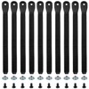 BOXOB 10pcs Snowboard Binding Straps, 8.27x0.59 Inch Plastic Snowboard Ankle