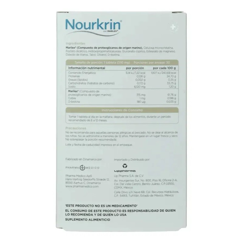 NOURKRIN - Radiance 30 Tabletas | Anticanas Natural - High