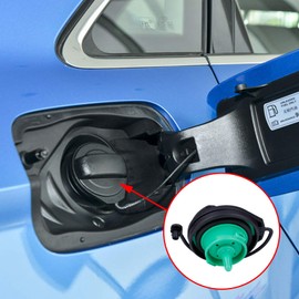 ONER AUTO PARTS Tapa de llenado de depósito de combustible, tapa de gas compatible con Volkswagen VW Jetta 2011-2020, VW GTI 2015-2020, VW Golf 2015-2020, Tiguan 2018-2020, reemplazar # 5C0201550T,