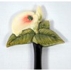 LX Hand Painted Red Lily Morning Glory Flower Letter Opener