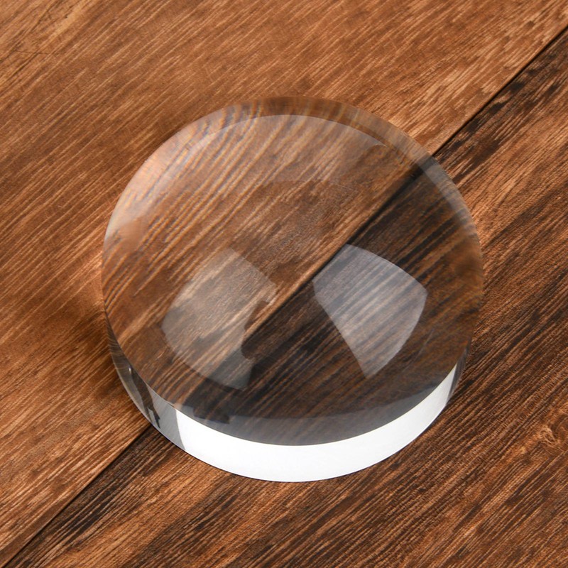 6X Optical Magnifier Dome Portable Paper Reading Acrylic Magnifier Dome