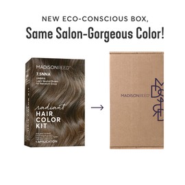 Madison Reed Radiant Hair Color Kit | 7.5NNA Light Neutral Brown (Umbria Brown) for 100% Gray Hair Coverage | Salon Quality Permanent Hair Dye | PPD-Free & Ammonia-Free | (Packaging May Vary) 2 Pack
