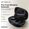 TREBLAB X3 Pro - Workout True Wireless Earbuds, Comfortable Earhooks,