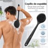 Cepillos de Silicona para Baño, Set de 4 para Espalda,