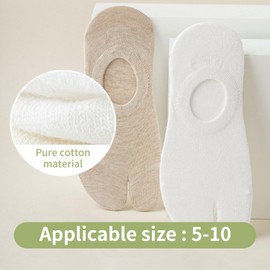 Keroius Tabi Socks Flip Flop Socks No Show Socks Split 2 Toe Low Cut Socks Big Toe Ankle Socks Cotton Japanese Style Sock 2 Pairs