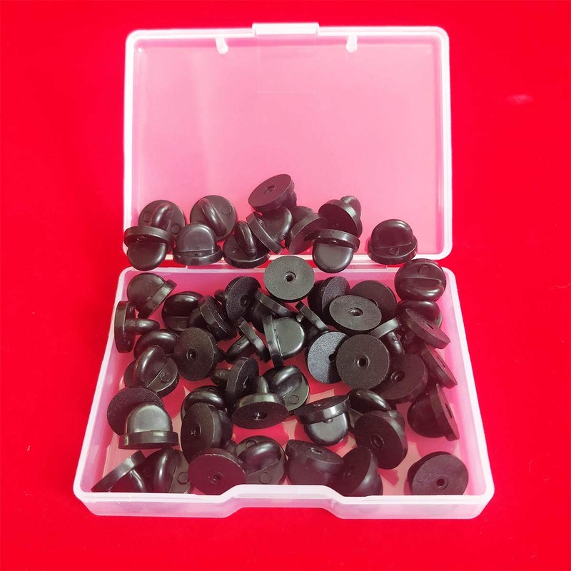 Lapel Pin Backings - Butterfly Clutch Pin Backs in PVC