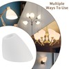 10 PCS Plastic Lampshade Horseshoe Lamp Shade,1.61'' Hole Diameter Medusa
