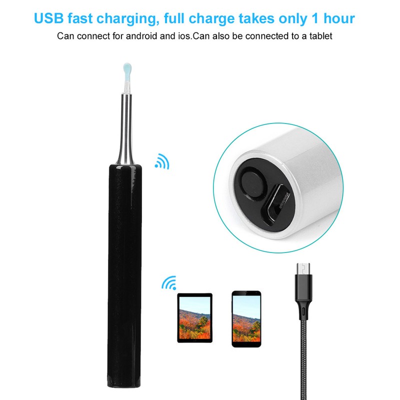 Bebird C3 1080P HD WiFi Ear Wax Spoon Cleaner LED