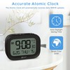 Geevon Small Digital Atomic Alarm Clock for Bedroom, Portable Battery