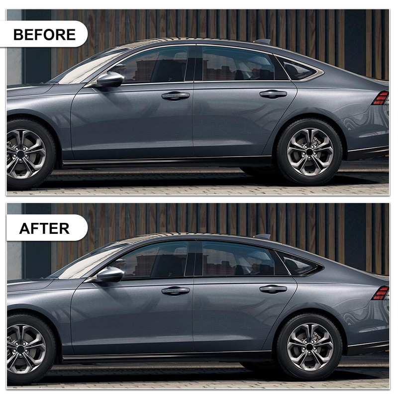 Stainless Steel Window Trim Chrome Delete for Accord 2023 2024
