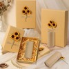 WANDIC Kraft Paperboard Tubes, 10Pcs Round Kraft Paper Containers for
