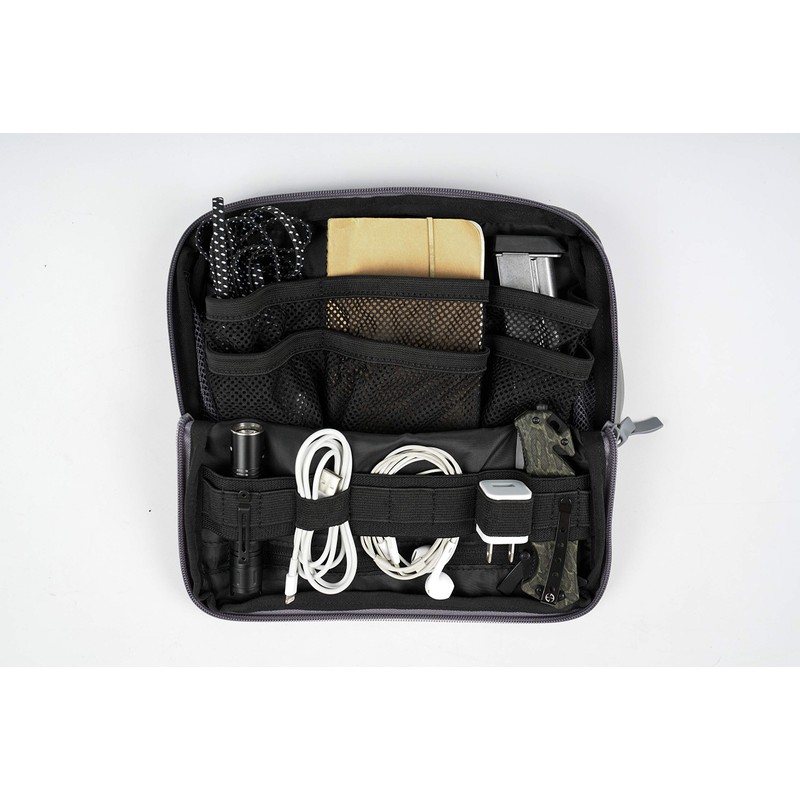 LA Police Gear HAMS Expandable Electronics Pouch, Toiletry Travel Pack,