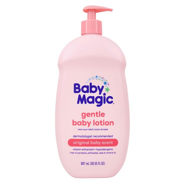 Baby Magic Baby Lotion With Original Baby Scent, Camellia Oil & Marshmallow Root, 30 Oz