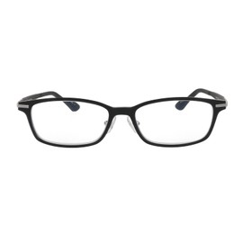 [FEELLIFE] 弾性樹脂 軽量 メンズ リーディンググラス スクエア Fl-2001-2 +2.50 マットブラック/クリア