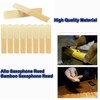 YiyuanHe 10Pcs Alto Saxophone Reeds, Traditional Thin and Compact Design,