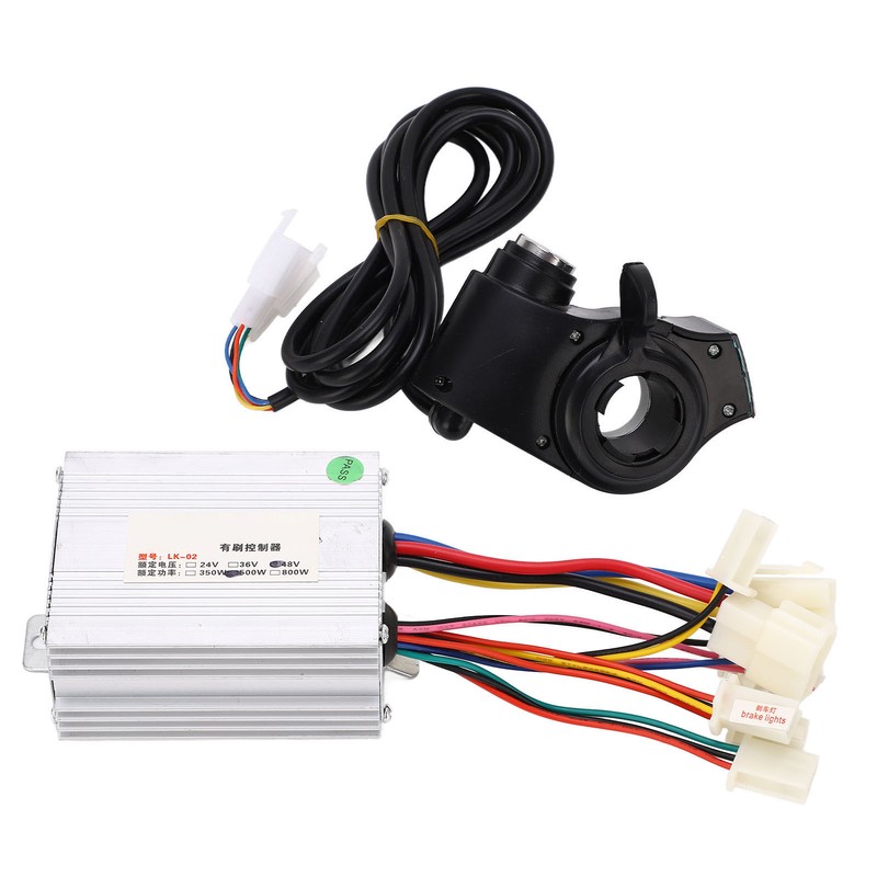 48V 500W Electric Bike Controller Thumb Throttle Set Electric Bicycle