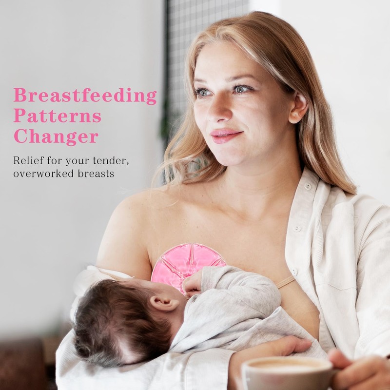 Breast Therapy Ice Packs Hot Cold 2 Pack Gel Pads