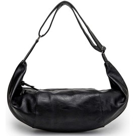 CMY Select Men's Body Bag, Crossbody Bag, Shoulder Bag, black (PU leather)