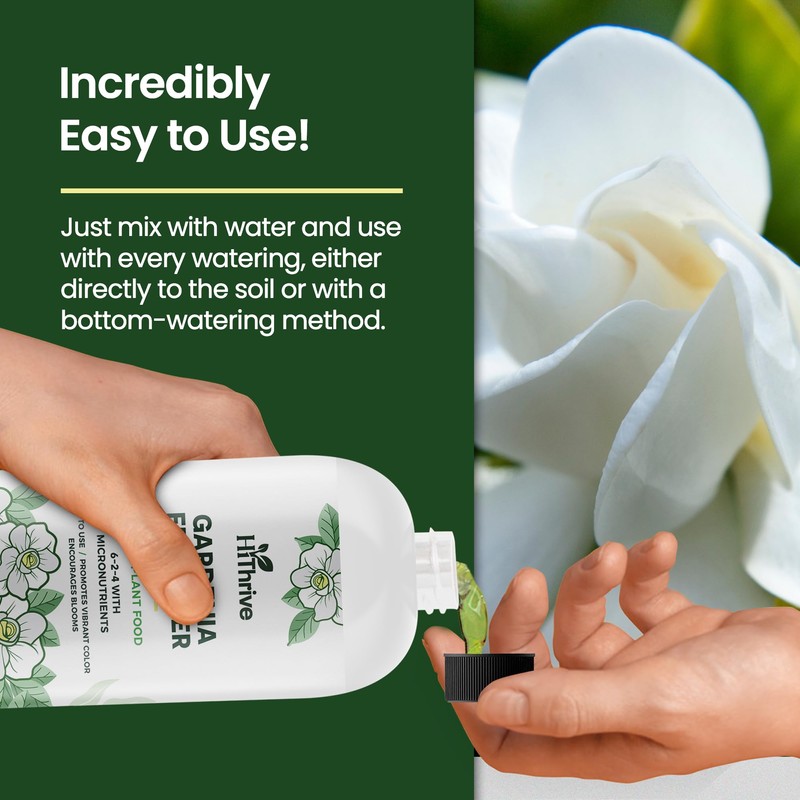 Gardenia Fertilizer for Vibrant Growth & Fragrant, Beautiful Blooms, 32oz