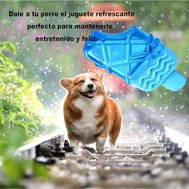 Juguete para Perro Juguete para Masticar Juguete Paleta congelable Juguete para Perros Molar de Goma Juguete Perro Ansiedad Juguetes de Agua para...  