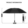 Sykrawki Windproof Inverted Umbrella with 10 Ribs, Automatic Open/Close, Compact,