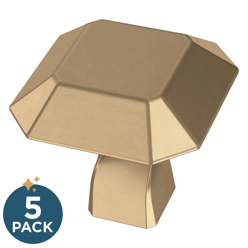 Franklin Brass Napier (1-Pack) Cabinet Knobs | Champagne Bronze Handles
