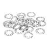 sourcing map 50Pcs Internal Tooth Washers, 3/8-Inch Stainless Steel Internal