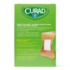 Medline CURAD Flex-Fabric Adhesive Fingertip Bandages, Skin-Friendly Adhesive, 2 x