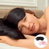 Pack of 2 Silk Sleeping Masks, Comfortable Sleeping Glasses for