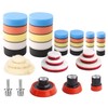 ZFE Car Foam Drill Polishing Pad Kit, 44Pcs 1inch 2inch