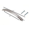 2 x DIMPLED D Shape Cupboard Drawer Handles 96MM Chromed