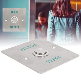 AOWINHIT Stainless Steel Waterproof Door Exit Switch Release Button Access Control Lock System for Hotels Hospitals
