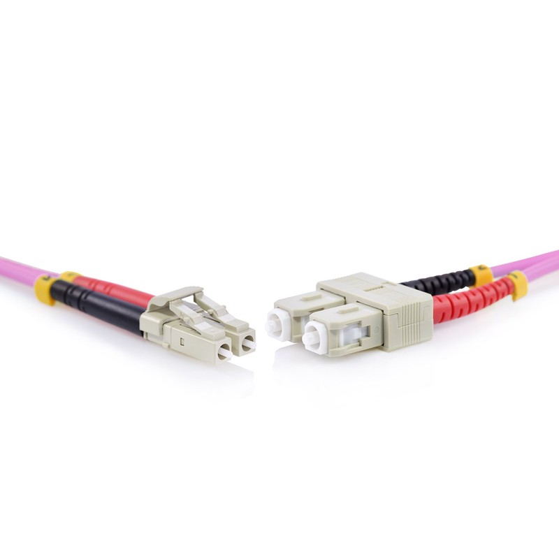 TPFNet Pack of 5 10 m Fibre Optic Cable SC/LC