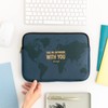 Mr. Wonderful Universal 11 Inch World Map Case with Typography