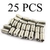 RuiLing 25PCS 1/4-20x3/8" Hexagon Hex Socket Set Screws 304 Stainless
