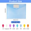 BEASAFY Pack of 16 A4 Document Wallets Filing 8 Colours