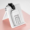 ZSPD Compatible with Acura Key Fob Cover Silver TPU Protector
