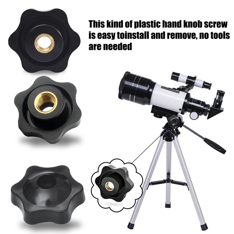 Star Grip Nut Internal Thread M6, Star Screw Knurled Nut