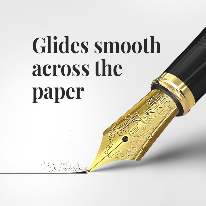 Wordsworth and Black Replacement Nib (Primori Gold Trim Fountain Pen