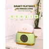 WANIDEA Toast Night Lamp Lights, Cute Toaster Digital Alarm Clock,