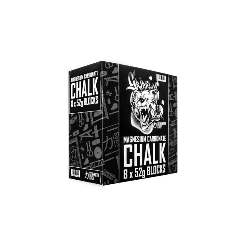 Strength Shop Magnesium Carbonate Chalk - case of 8 blocks