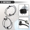 A ABSOPRO 1 Pair ABS Sensors Front Left Right for