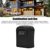 LiebeWH Outdoor Lock Box for House Keys, 4-Digit Combination, Black,