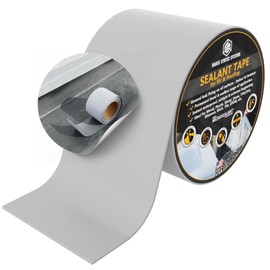 Hanse Syntec Systems HSS Sealant Tape with MicroSealant - Waterproof Commercial Roofing Tape for Roof and RV Repair - UV- & Weatherproof - Grey - 4 inch x 25 ft.